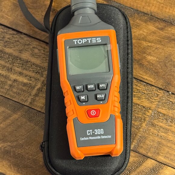 TopTes CT-300 Portable Carbon Monoxide Detector With Audible & Visual Alert NEW - Picture 5 of 7